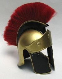 Greek Troy Helmet With Plume