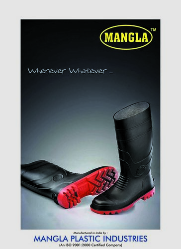 Red Sole Gumboots Insole Material: Pvc