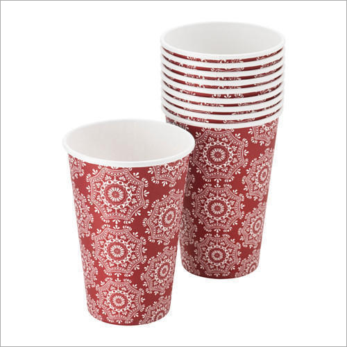 350 ml Disposable Paper Cup - Paper Material, 350 ml Size, Multicolor Options | Ideal for Event and Party Supplies, Conveniently Disposable