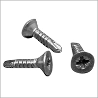 CSK Phillips SDS Screw - Stainless Steel, Customized Size | Polished and Powder Coated Finish, Round Head Shape, High Quality