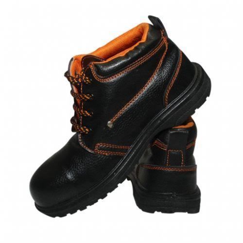 Rainbow Safety Shoe - Leather Upper, 2-3 Kilograms Weight | Stylish Lace Shoes for Boys