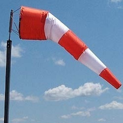Wind Sock Stand - Plastic, 50-100 Grams Weight | Manual Operation, Safety Use, Night Illumination
