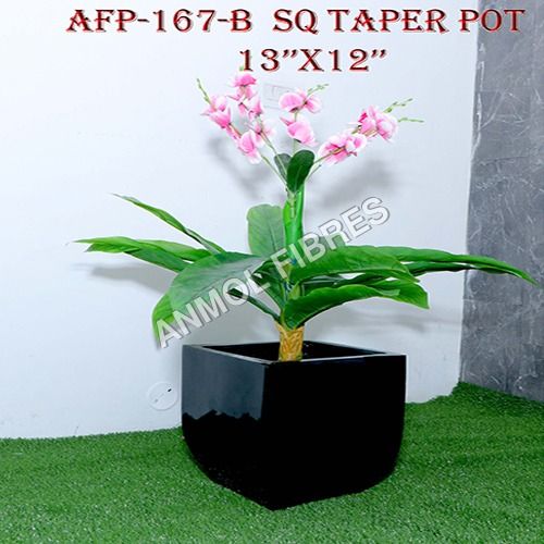 Square Taper Pot 13x12 Inches