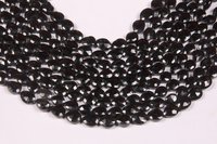 Black Spinel Pears Briolette Beads