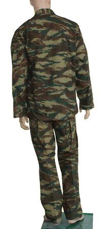 Greece Army Anti IRR Military Camouflage BDU Uniform