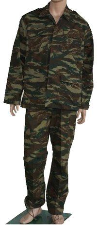 Greece Army Anti IRR Military Camouflage BDU Uniform