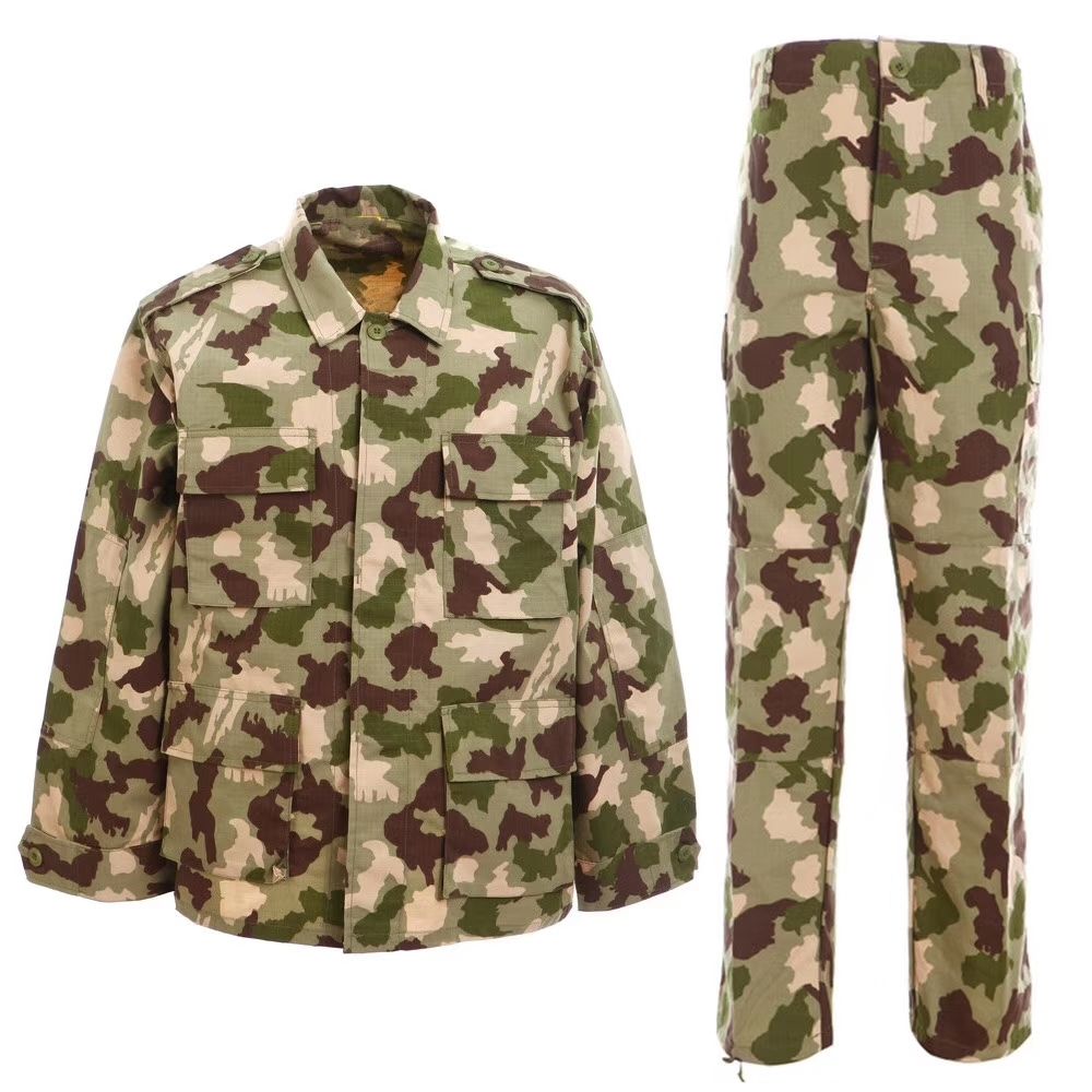Nigeria Army Camouflage Battle Dress Military BDU Uniform