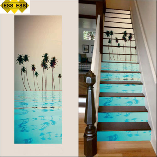 3D Palm Trees Stair Tiles