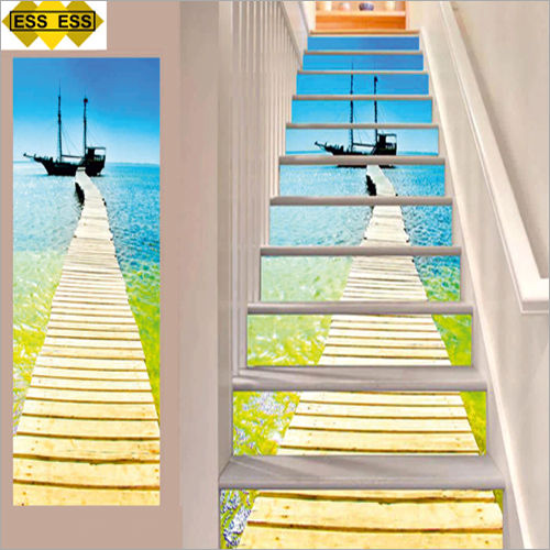 Multi Color 3D Boat Bridge Stair Tiles