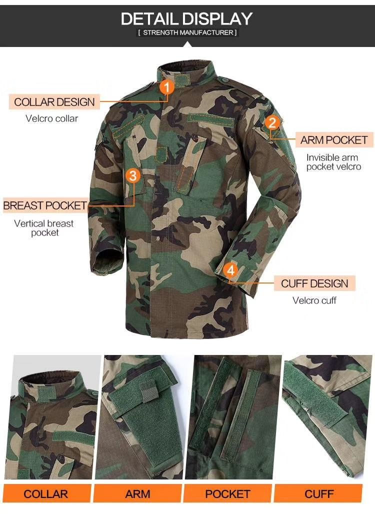 Military Woodland Camouflage ACU Uniform at Best Price, Military ...