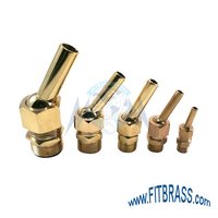 Yellow Is-319 Grade Iii Brass Fountain Nozzles - Size: 1/8a