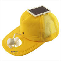 Solar Cap Fan - Cotton Material, Standard Size, Multi-color | Cool Breeze For Summer Relief, Ideal For Outdoor Activities And Unique Gift Option