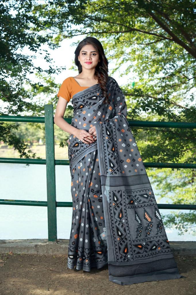 Printed Handloom Pure Cotton Saree