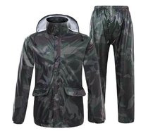 Military Polyester Oxford Nylon Raincoat - Color: Camouflage