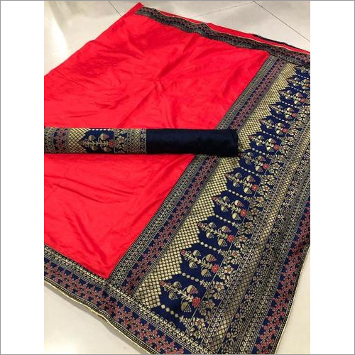 Pure Sana Silk Saree With Jacquard Work