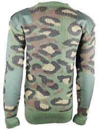 Military Camouflage Wool Pullover