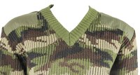 Military Camouflage Wool Jersey