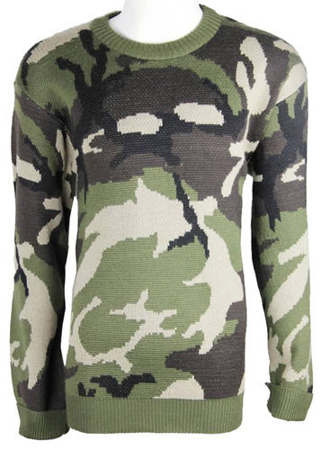 Army Wool Camouflage Jersey - Season: Spring