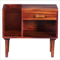 Solid Wood Bedside with Drawer