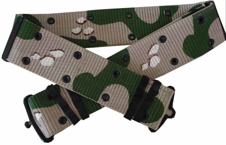 Military PP Nylon Cotton Poly Webbing Belt