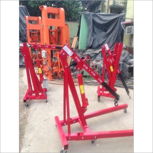 Strong Foldable Hydraulic Floor Crane