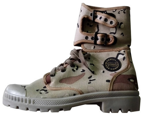 canvas army boots