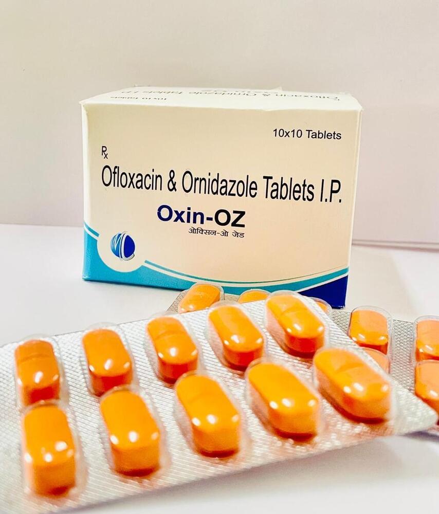 OFLOXACIN 200 MG + ORNIDAZOLE 500 MG