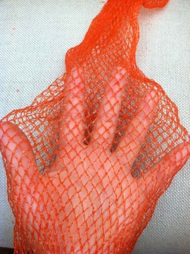 Yellow Tubular Woven Mesh