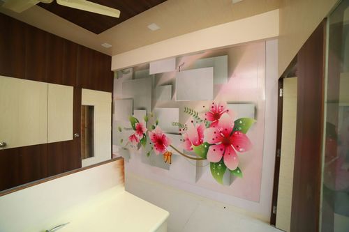 PVC Flower Digital Design Wall Panel