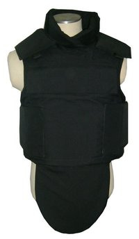 Nij Iiia Black Pe Aramid Bulletproof Vest With Ballistic Helmet Resist 9mm .44mag 357mag Size: As Per Buyer