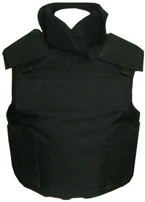 NIJ IIIA Black PE Aramid Bulletproof Vest with Ballistic Helmet Resist 9mm .44MAG 357mag