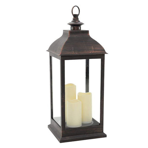 Copper Pillar Lantern