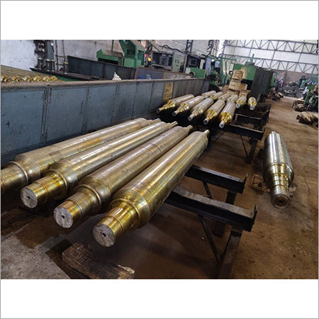 Forged Steel Roller Shaft - Color: Silver