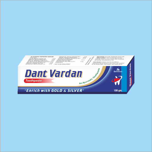 Dant Vardan Ayurvedic Toothpaste - 100 Gms | Anti-Germ Gum-Care for Strong Teeth Fresh Breath and Healthy Gums Ideal for Sensitive Teeth