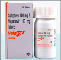 Sofosbuvir 400mg & Velpatasvir 100mg Tablet