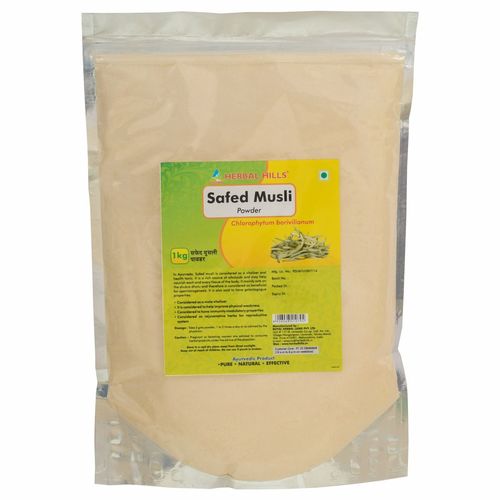 Ayurvedic Safed Musli Powder 1kg for Strength & Stamina Booster