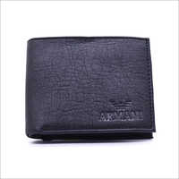 Mens Black Designer Wallet - Leather, Customized Size | Modern Folded Design In Sleek Black Finish