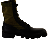 South Africa Army Dms Jungle Boot - Leather And Canvas Fabric, Size 6-13, Black Or Camouflage | Water-resistant, Superior Ankle Support, Multi-layered Sole Design
