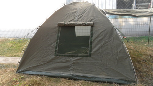 Ripstop Polyester Canvas Botswana Army Used Military Bgp Tent Bow With Steel Frame