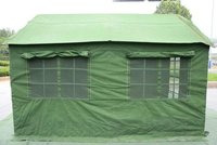 Ghana Army Olive Green Waterproof Military Canvas Tent - 400g Waterproof Coated Ground Sheet, Spacious Design Accommodating Up To 8 People, Reliable Heavy-duty Canvas Fabric