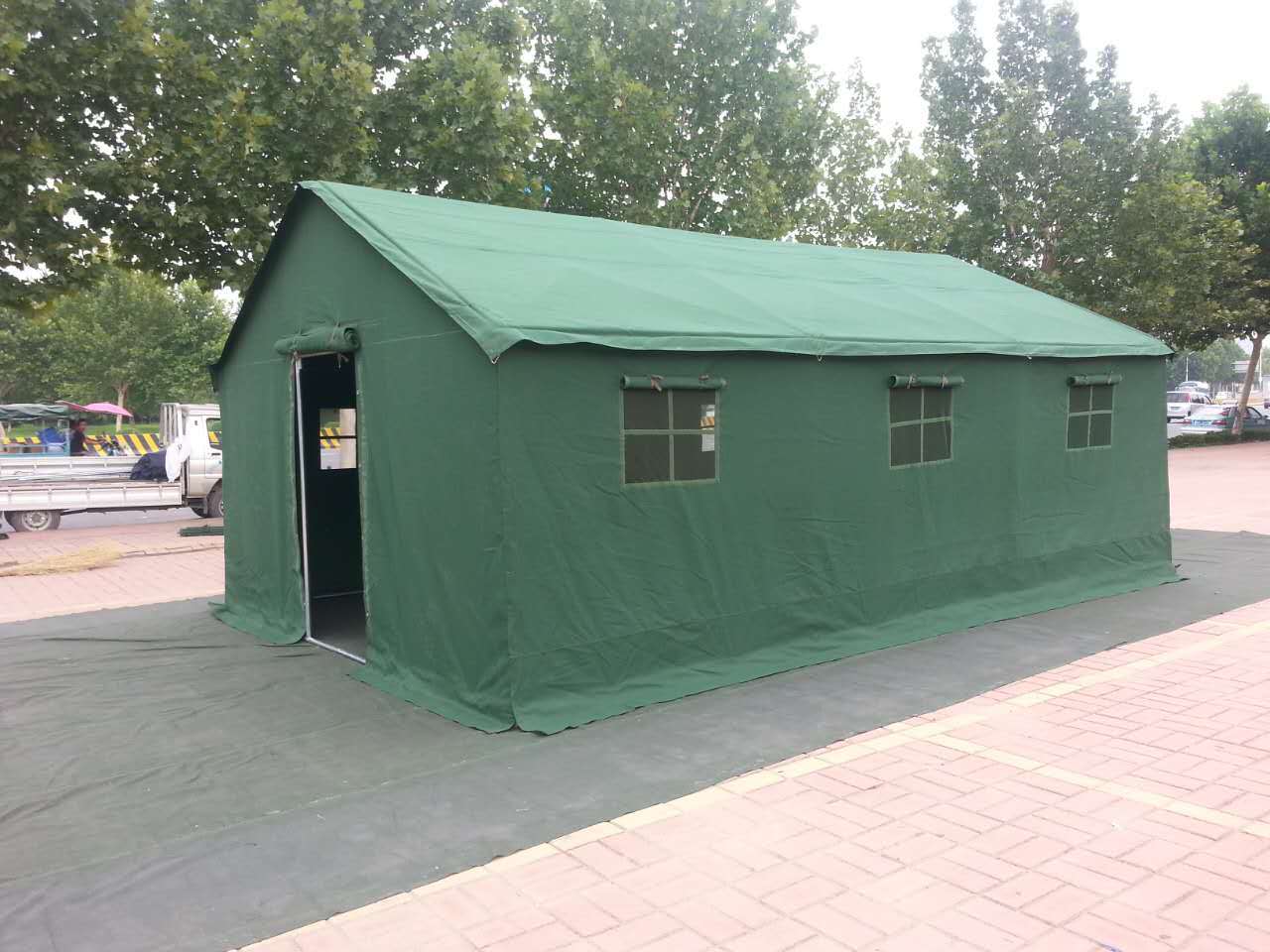 Ghana Army Olive Green Waterproof Military Canvas Tent