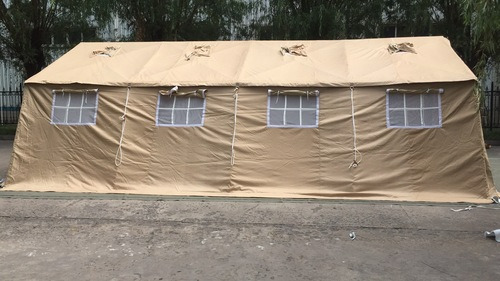 Uae Army Khaki Waterproof Military Relief Tent Size: 6X8Meter
