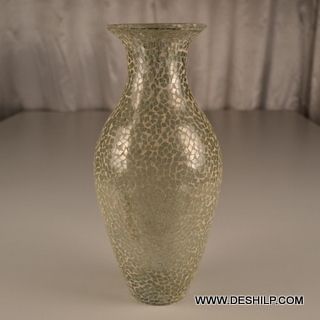 Big Size Mosaic Glass Flower Vase