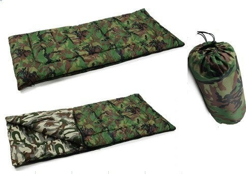 Military Woodland Camouflage Sleeping Bag