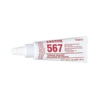 Loctite 567 - Thread Sealant 50ml | Industrial Grade, White, Sealing Metal Tapered Threads And Fittings Up To 10000psi, Prevents Loosening And Leakage