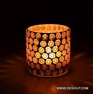 Smaller Glass T Light Candle Holder