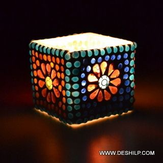 Squire Small Mosaic Candle Votive