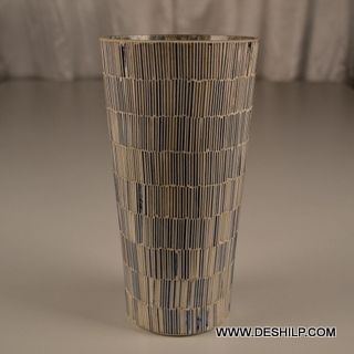 Bangle Mosaic Table Flower Vase