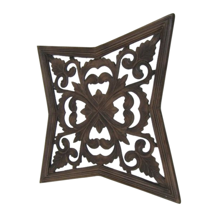 Teak Wood Carved Wall Hanging