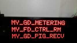 Andon Display Board Screen Dimension: Customized
